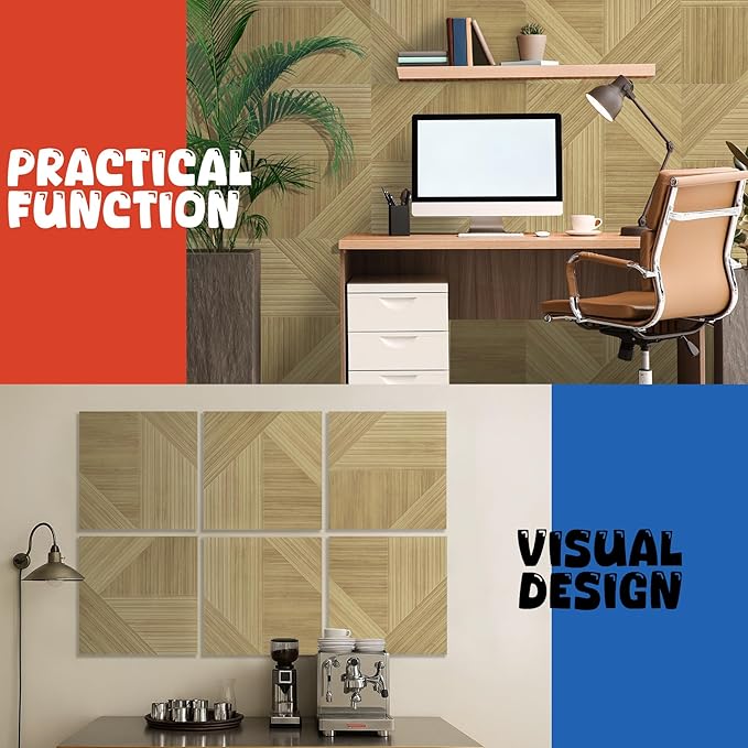 EVENRISING Large Acoustic Panels 6 Pack, Soundproof Wall Panels 23.6 x 23.6 - Image 9