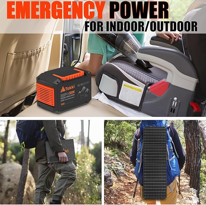 Takki 300W Solar Generator 240Wh Portable Power Station - Image 5