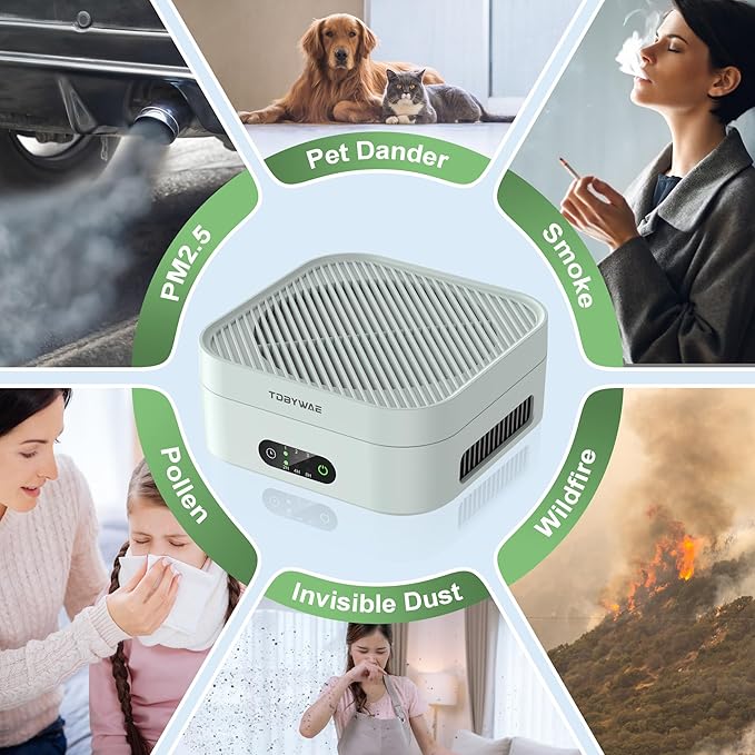 Air Purifiers for Home 600 Sq.Ft, TDBYWAE H13 True HEPA Air Purifier - Image 4