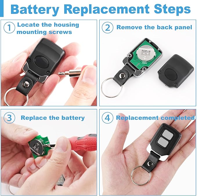Garage Door Opener Keypad with 2 Garage Door Opener Remote - Image 8