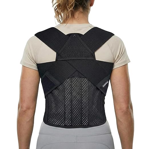 Full Back Posture Corrector for Women & Men – Pull-Back System Posture Brace – by Unknown