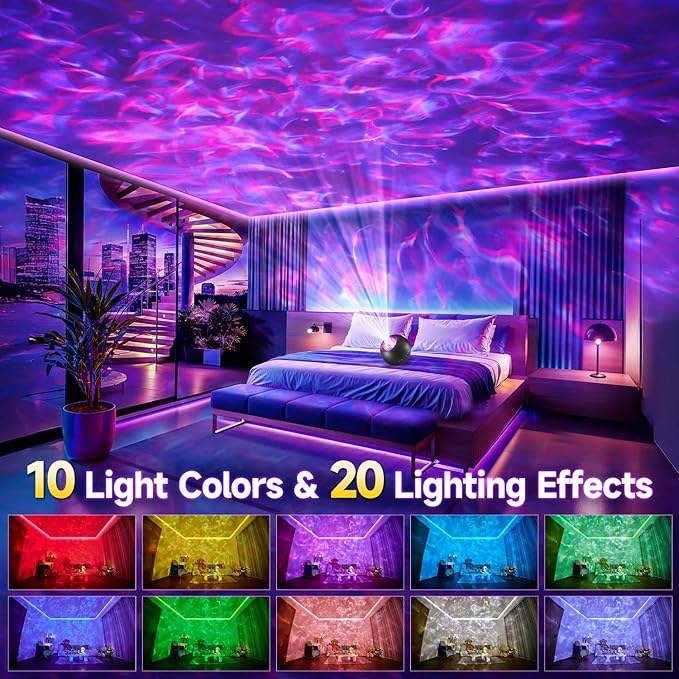 Galaxy Projector for Bedroom Gifts for Teen Boy Gifts, 20Colors Galaxy Light - Image 2