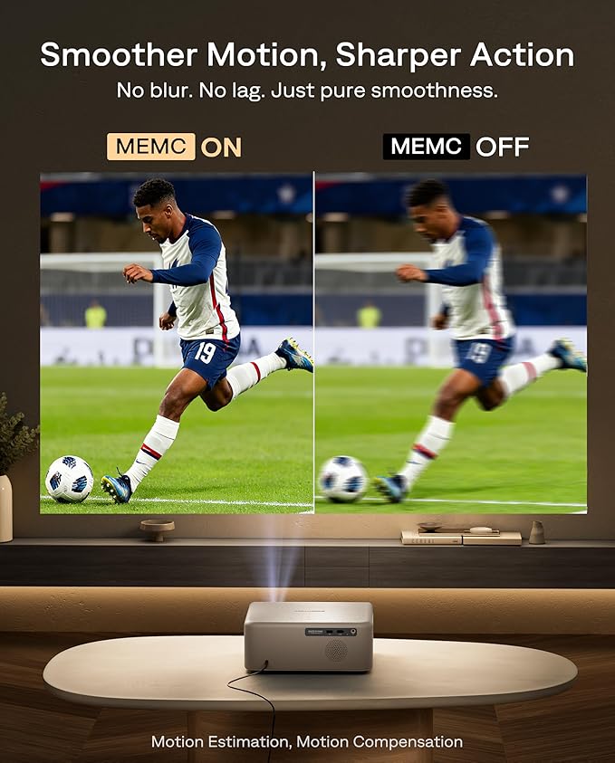 Aurzen EAZZE D1 MAX Upgraded Google TV Smart Projector 4K Supported, 1000 ANSI - Image 4