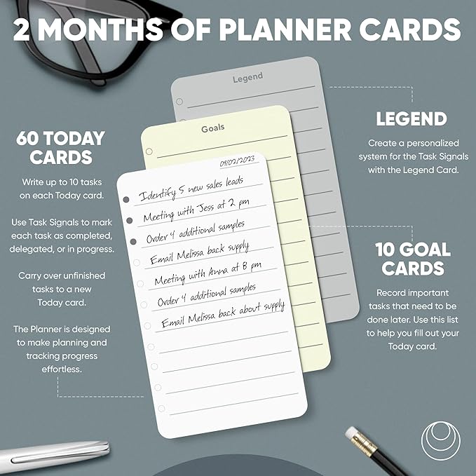 Undated Daily Productivity To Do List Cards - Image 2