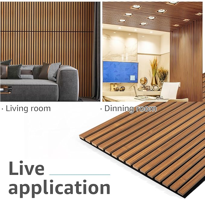 Art3d 2-Pack Acoustic Wood Slat Wall Panels - Image 3