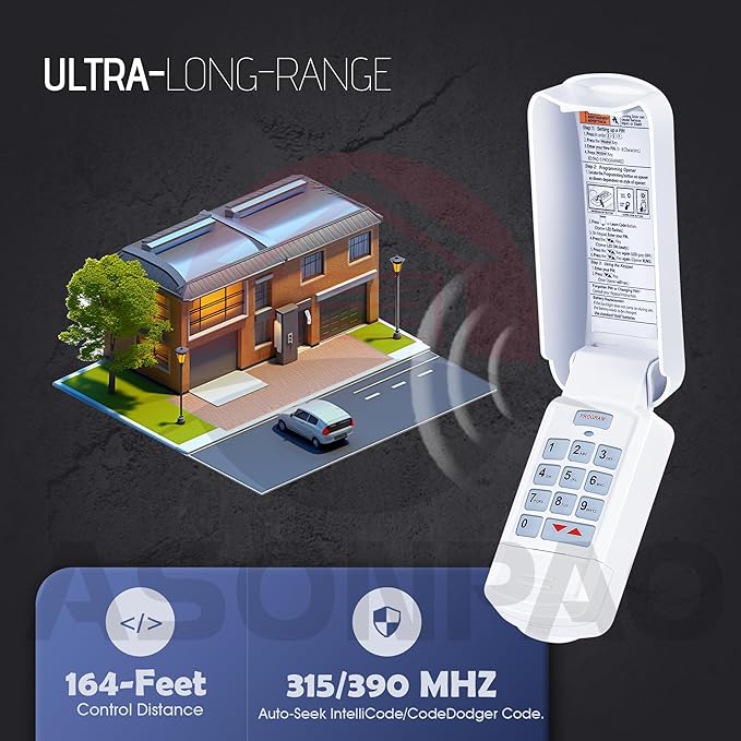Genie Garage Door Opener Keypad GK-R, Wireless Keyless - Image 6