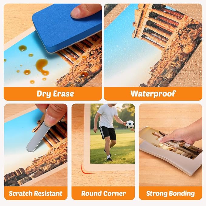 Lamtetur Thermal Laminating Pouches 9"x11.5" Inches, Holds 8.5 x 11 Inch Sheets - Image 4