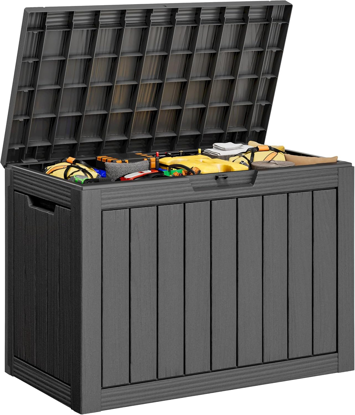 outdoor storage box waterproof, 45 gallon deck box, main product view