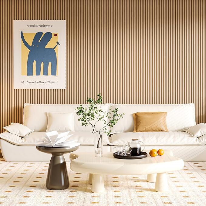 Art3d 4 Pc 96"x5.7" Wood Slat Wall Panel - Image 7