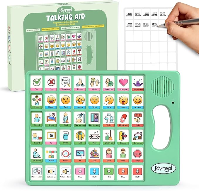 Joyreal AAC Device for Autism, Non Verbal Communication Tools for Speech by Joyreal