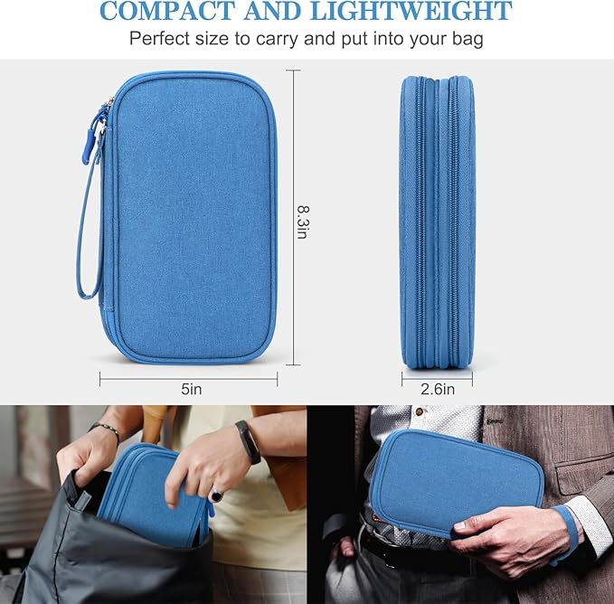 FYY Electronic Organizer, Travel Cable Organizer Bag Pouch Electronic - Image 2