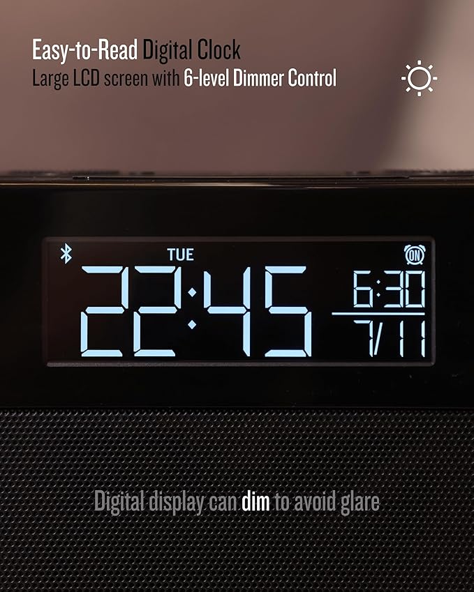 Soundfreaq Sound Rise II, SFQ-16: Bedside Alarm Clock Radio & Bluetooth Speaker - Image 5