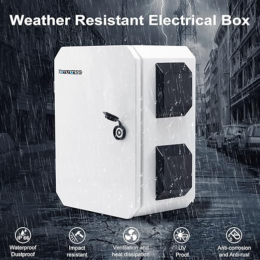 Outdoor Electrical Box, Cold-Rolled Steel Plate, Aluminum Alloy Back Beam - Image 2