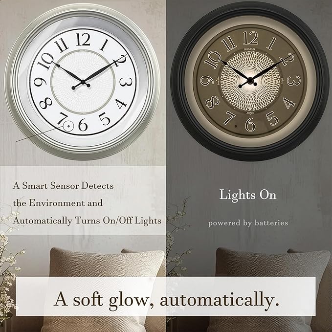 FOUNTAIN DESIGNS Galaxy 18" Large Luminous Atomic Clock - Image 3