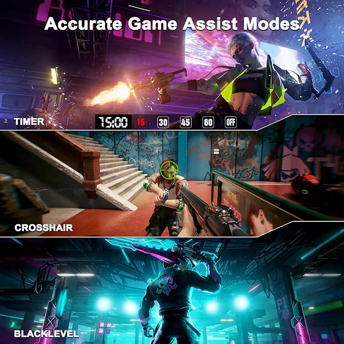 SANSUI 27 Inch WQHD 2560 x 1440 IPS Gaming Monitor, 200Hz 180Hz 1ms Computer - Image 6