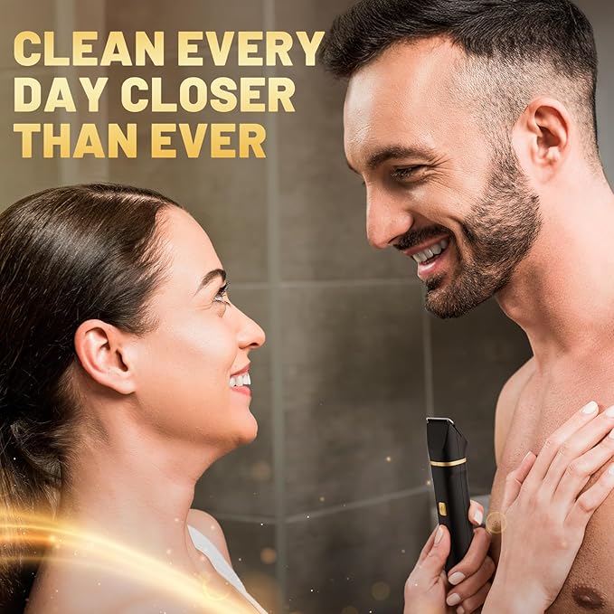 Electric Body Trimmer for Men, IPX7 Waterproof Groin and Pubic Hair Shaver - Image 8