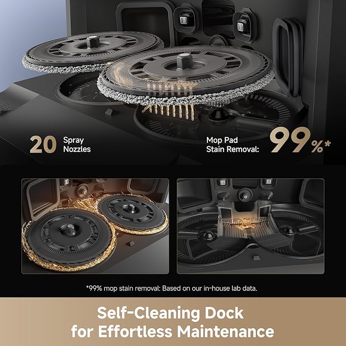 DREAME L40s Ultra Robot Vacuum and Mop, Auto-Empty, Mop Self-Cleaning, 9000Pa - Image 6