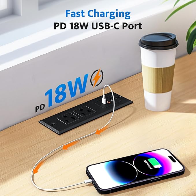 DOACE Recessed Power Strip - Image 3