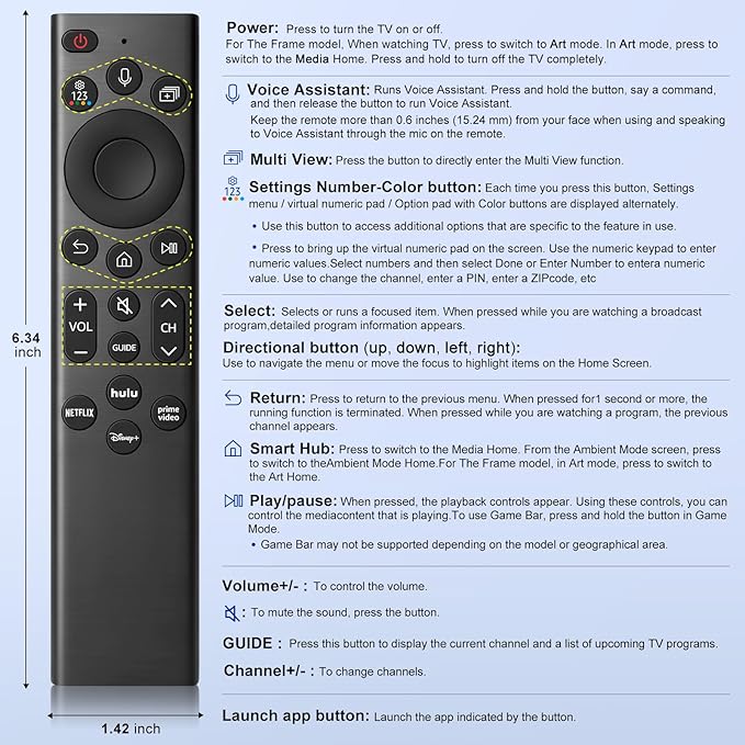 【2 Pack】 Voice Remote Replacement - Image 7