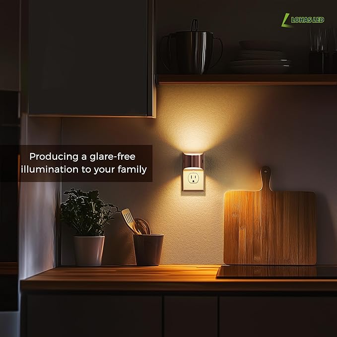 L LOHAS LED Night Lights Plug into Wall, Dimmable Night Light - Image 6