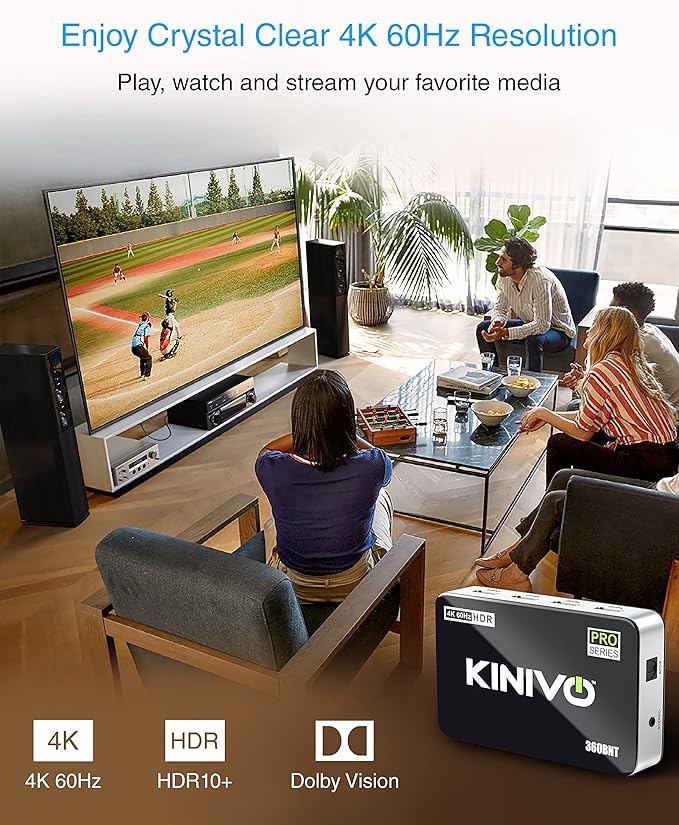 Kinivo HDMI Switch with Audio Extractor 360BNT - Image 7