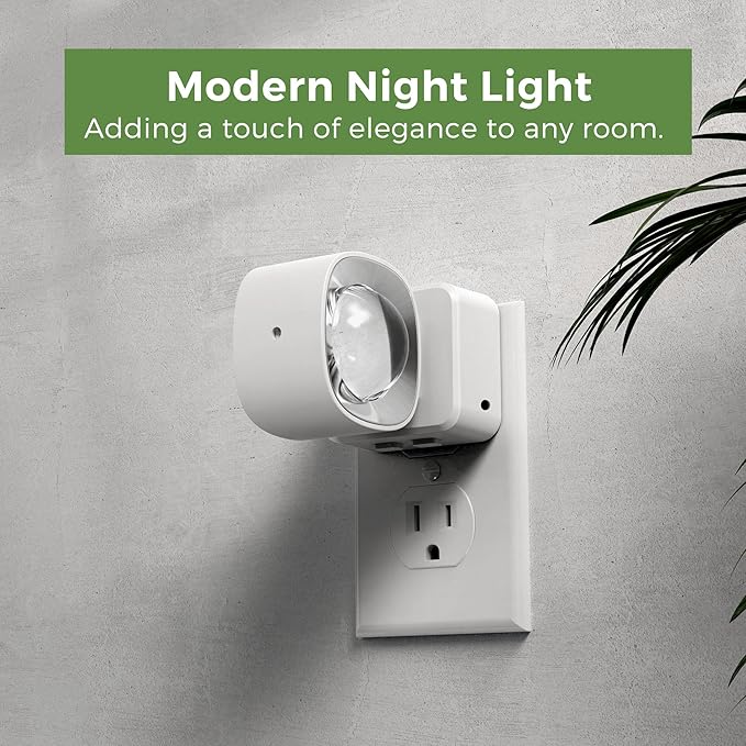 L LOHAS LED Night Lights Plug into Wall, Night Light Projector, Dusk to Dawn - Image 4