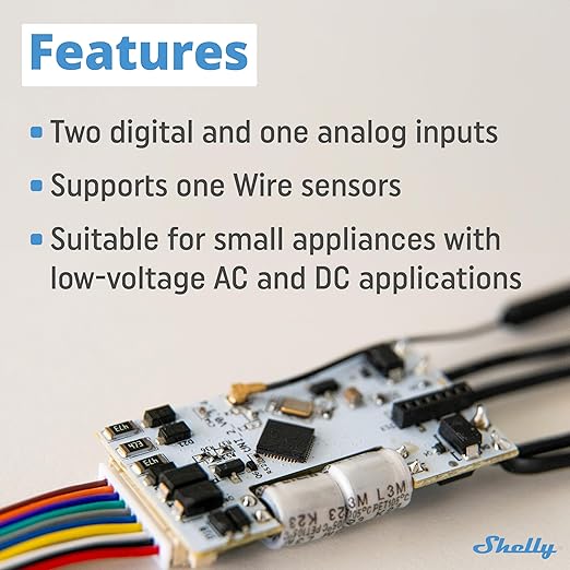Shelly Plus Uni | Smart Wi-Fi and Bluetooth Operated Module - Image 4