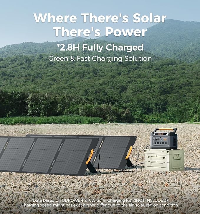 UDPOWER S1200 1190Wh Portable Power Station | 1200W Pure Sine Wave AC + Max - Image 7
