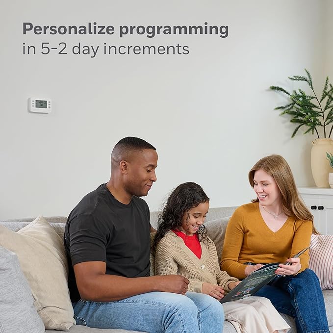 New! Honeywell Home Programmable Thermostat, Single-Stage, 1 Heat/1 Cool - Image 6