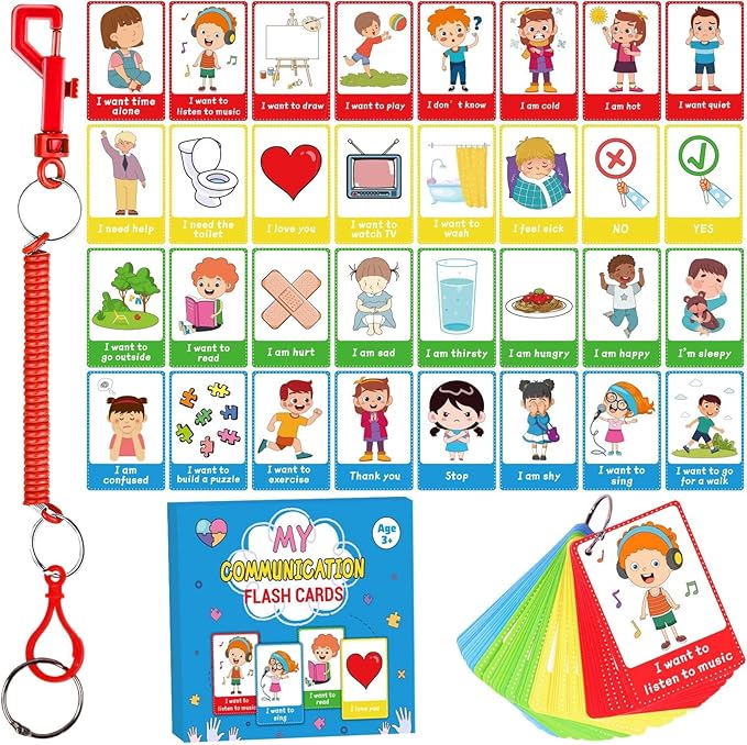 40PCS Autism Communication Cards by ZOIIWA