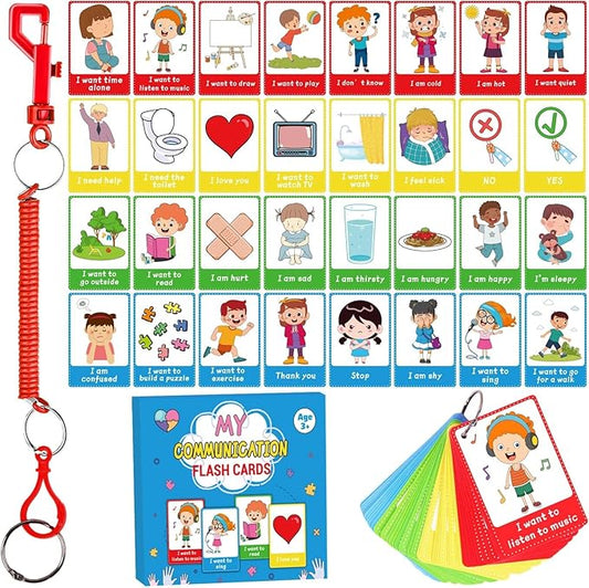 40PCS Autism Communication Cards by ZOIIWA