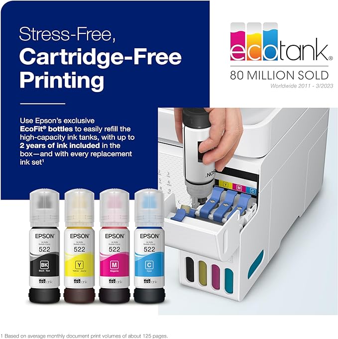 Epson EcoTank ET-4800 Wireless All-in-One Cartridge-Free Supertank Printer - Image 3