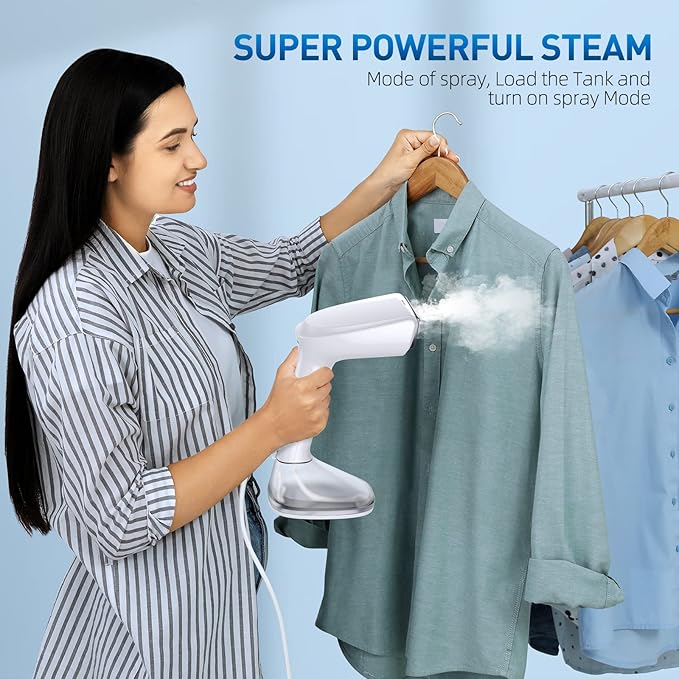 Steamer for Clothes - 1800W Powerful Steam - Image 4