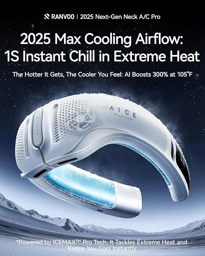 RANVOO AICE LITE Plus 2025 Max Cooling Airflow Neck Air Conditioner, Ultimate - Image 2