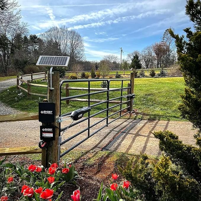 GC GHOST CONTROLS Solar Heavy-Duty Automatic Gate Opener Kit - Image 6