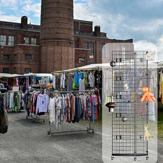 ztysn Grid Wall Panels Display Stand - Image 2