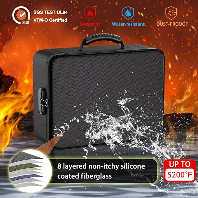 ENGPOW Fireproof Document Box - Image 4