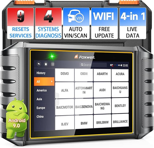 2025 FOXWELL NT716 OBD2 Scanner Bidirectional Control 9+ Resets Scan Tool ABS by FOXWELL