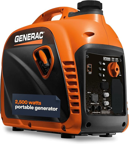 Generac 2, 500-Watt Gas Powered Portable Inverter Generator by Generac