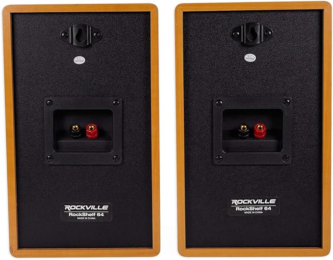 Rockville Pair RockShelf 68C V2 400W Wood 6.5" Bookshelf Speakers, 8 Ohm - Image 7