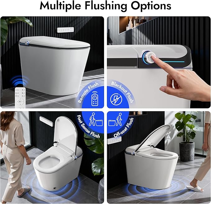 WANSID Elongated Smart Toilet - Image 6
