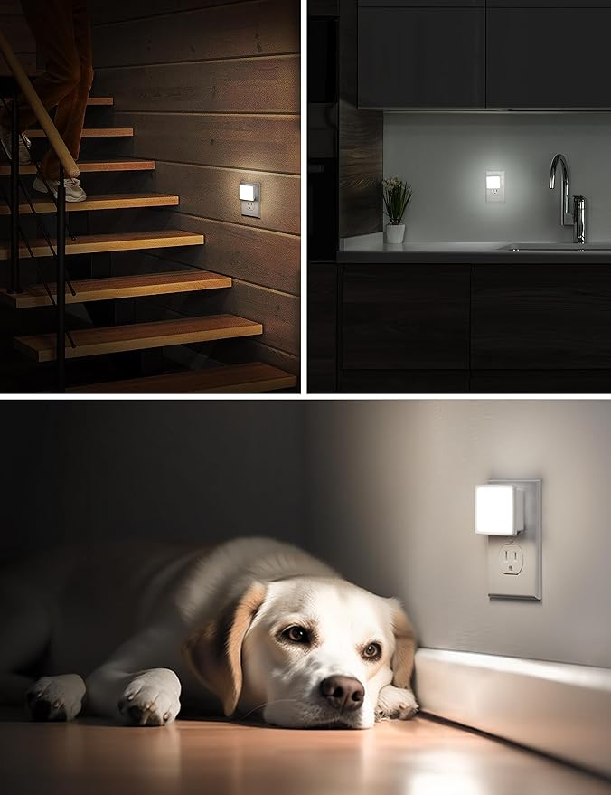 L LOHAS LED Night Lights Plug into Wall, Plug in Night Light, Dusk-to-Dawn - Image 6
