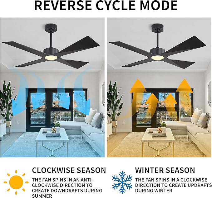 WINGBO 64" Wet Rated Outdoor Ceiling Fan - Image 7