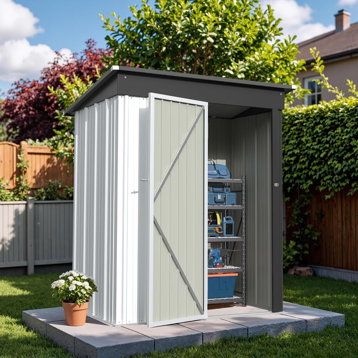 greesum outdoor storage shed 5 x 3 ft., main product view