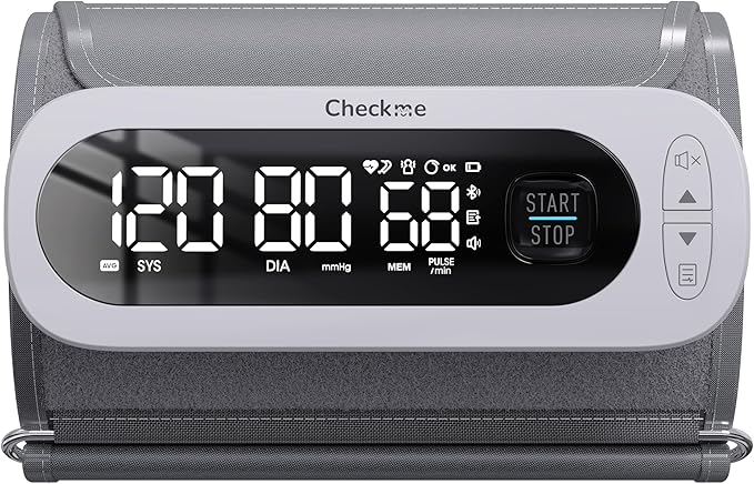 Checkme Rechargeable Blood Pressure Monitor, Automatic Upper Arm BP Machine by Checkme