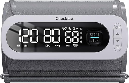 Checkme Rechargeable Blood Pressure Monitor, Automatic Upper Arm BP Machine by Checkme