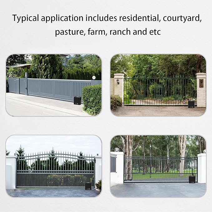 GATEXPERT Automatic Rack Sliding Gate Opener Kit- Gear Track Driveway Security - Image 3