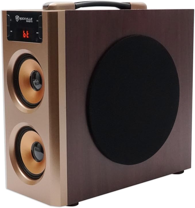 Rockville RHB70 Home Theater Compact Powered Speaker System, 2.1 Channel - Image 2