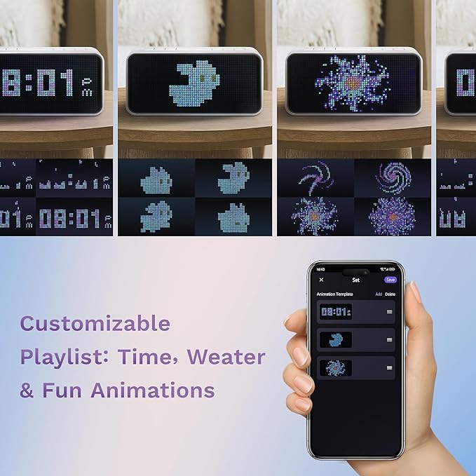 Dekala PixelRise Smart Alarm Clock - Image 3