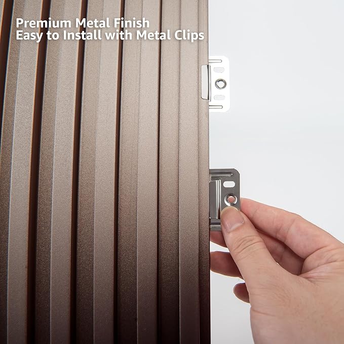 Art3dwallpanels Slat Wall Paneling, 4 Pack Glossy Metal Finish WPC Soundproof - Image 7